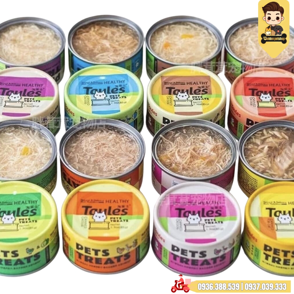 Pate giá sinh rẻ cho chó mèo Lon 85g đồng giá 9K
