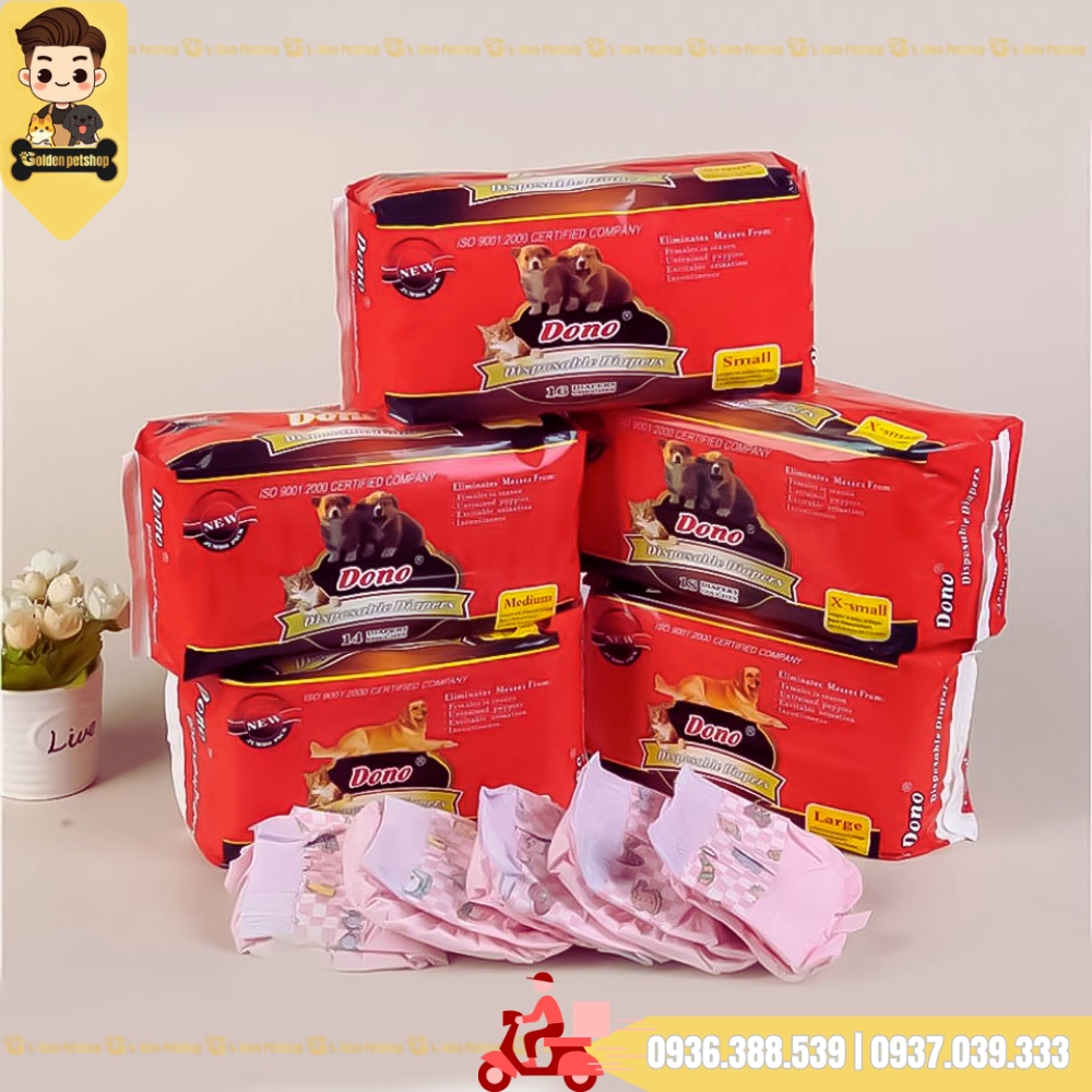 Tả, Bỉm cho chó Cái Dono - Nhiều kích cở