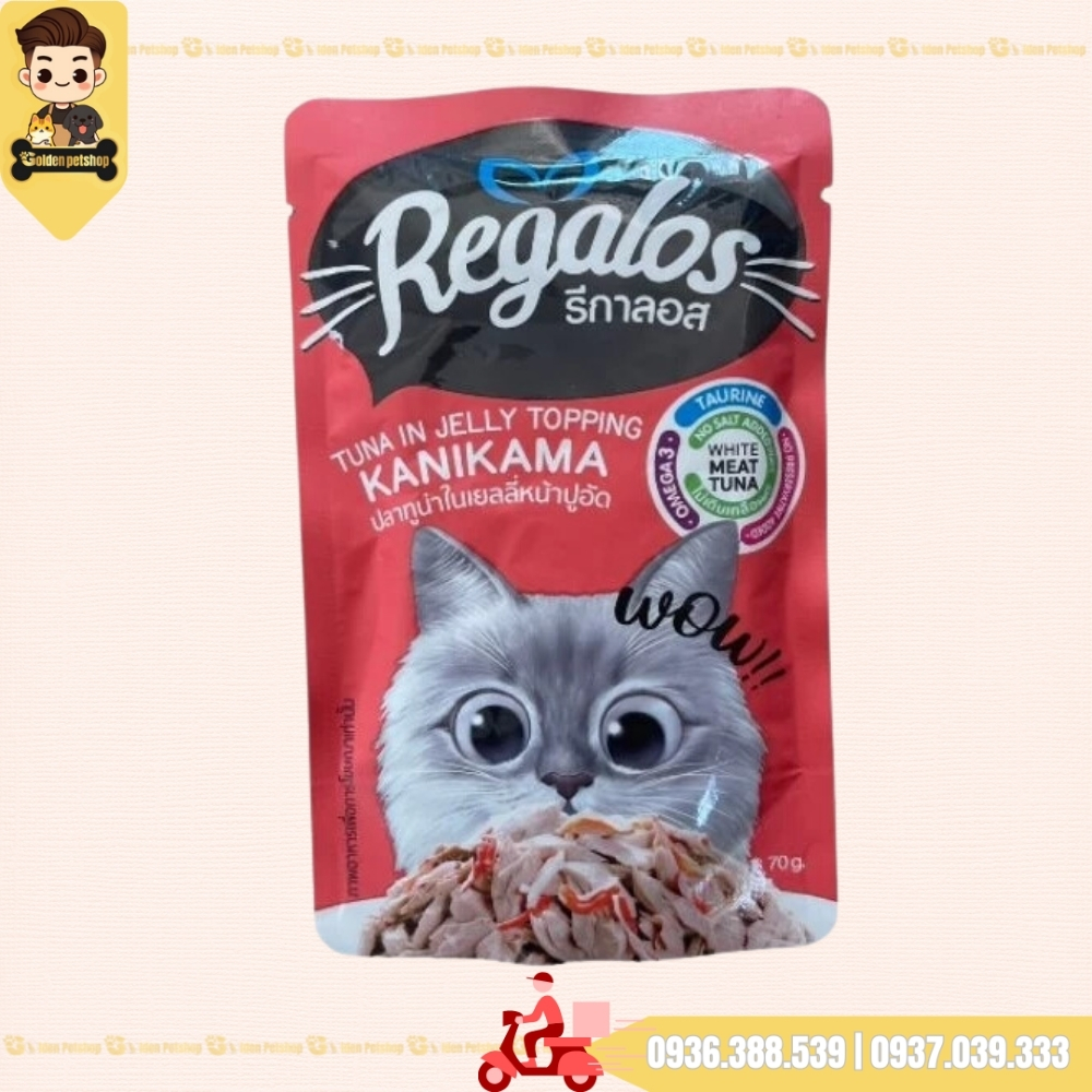 Pate cho mèo Regalos Thái Lan - gói 70g