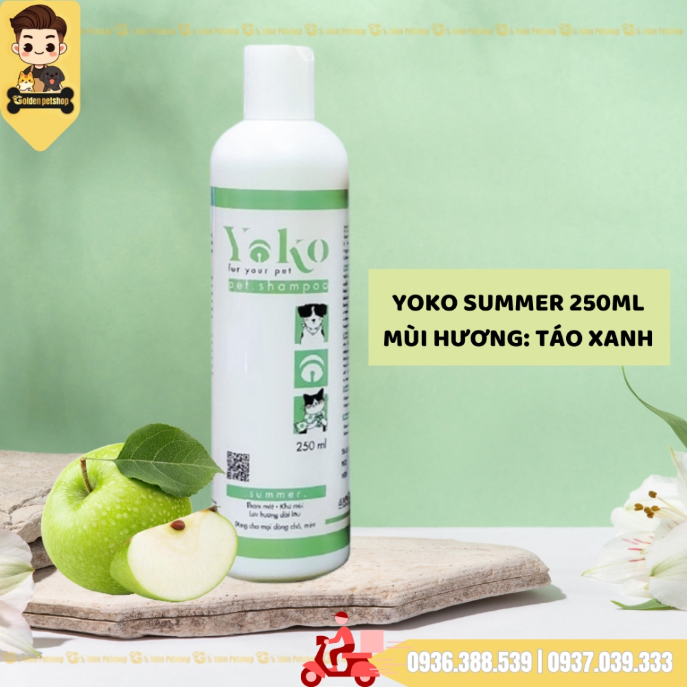 Sữa tắm thơm siêu dai cho chó mèo Yoko - Chai 250ml