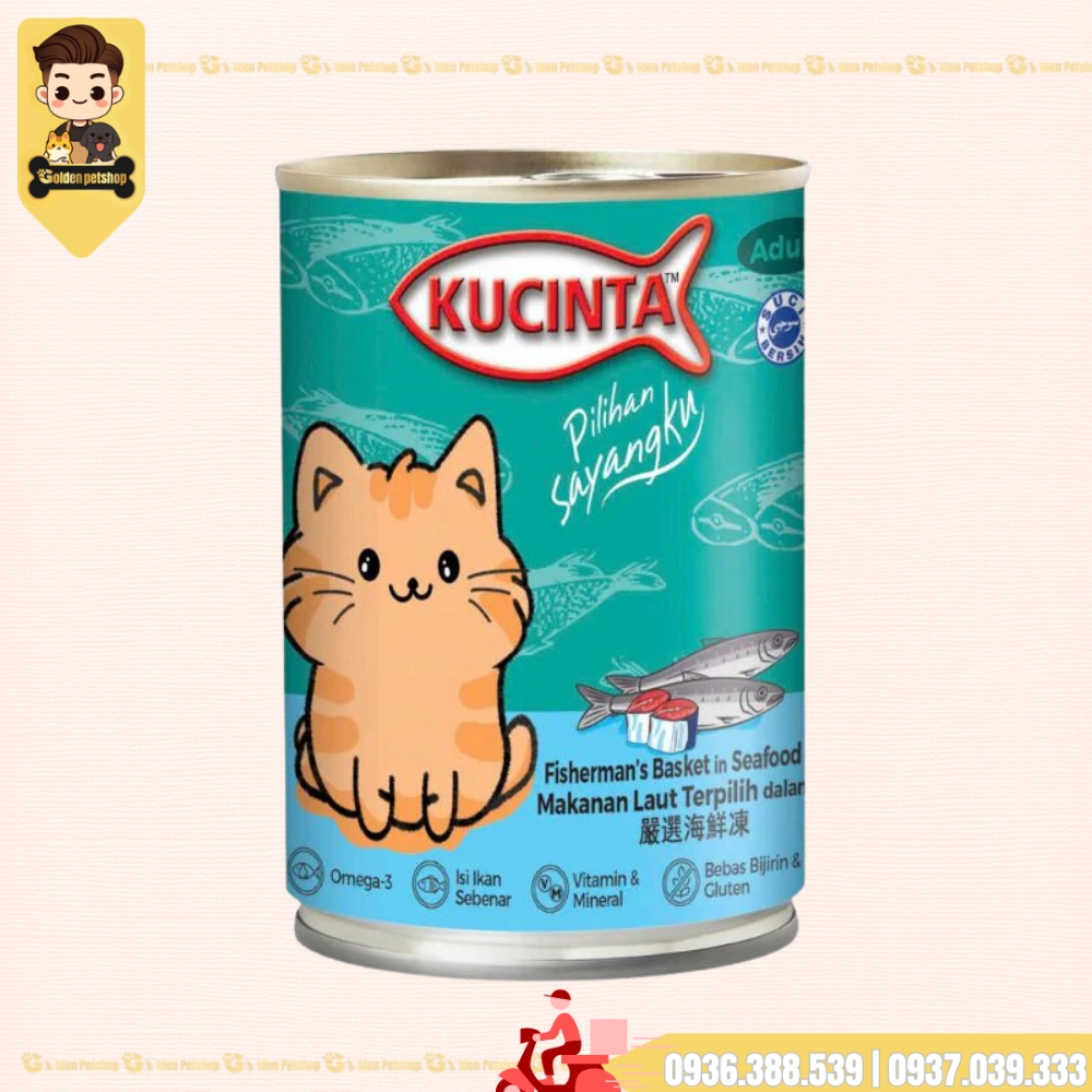 Pate cho mèo Kucinta - Lon 400g