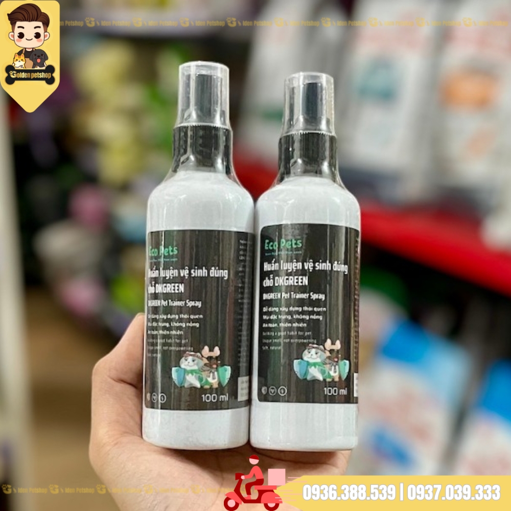 Xịt hướng dẫn đi vệ sinh đúng chỗ cho chó DKGreen