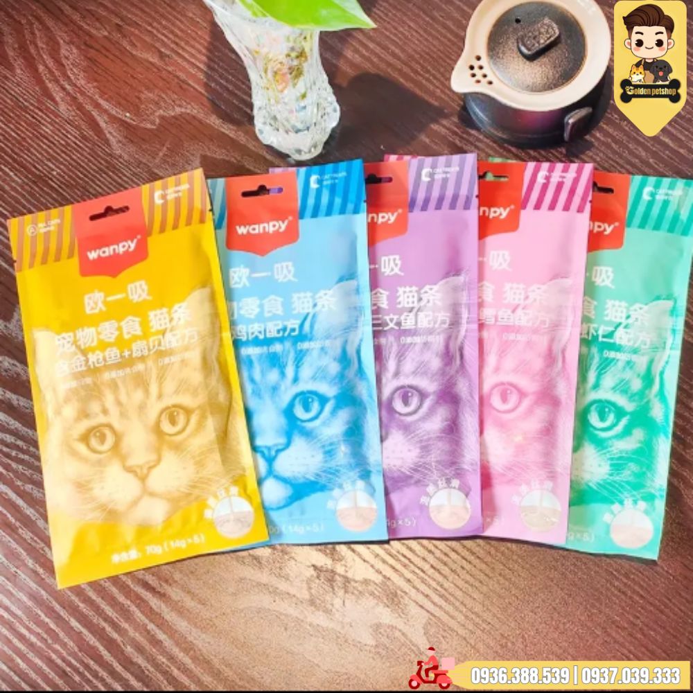Súp thưởng Wanpy (nội địa trung) - gói 5 thanh