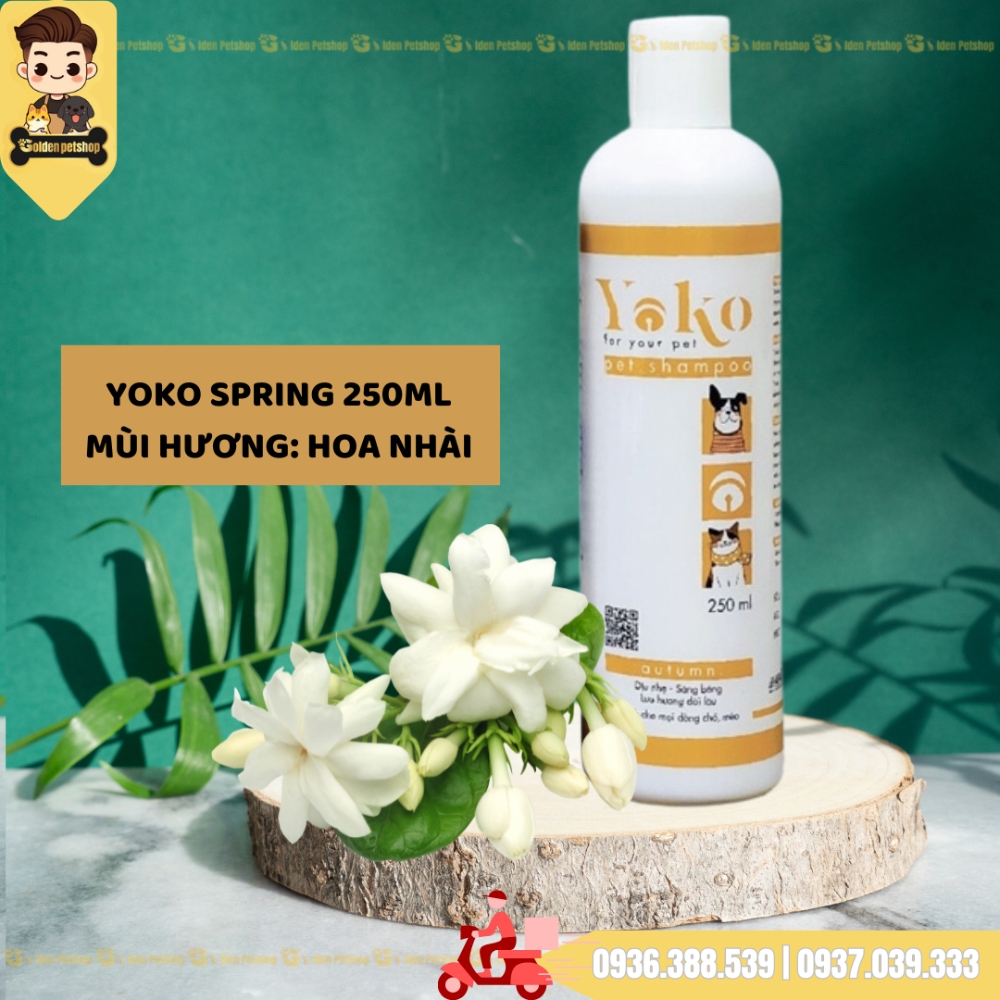 Sữa tắm thơm siêu dai cho chó mèo Yoko - Chai 250ml