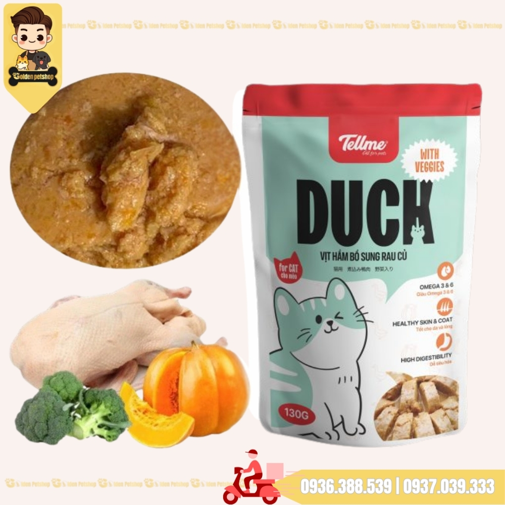 Pate cho mèo Tellme - gói 130g