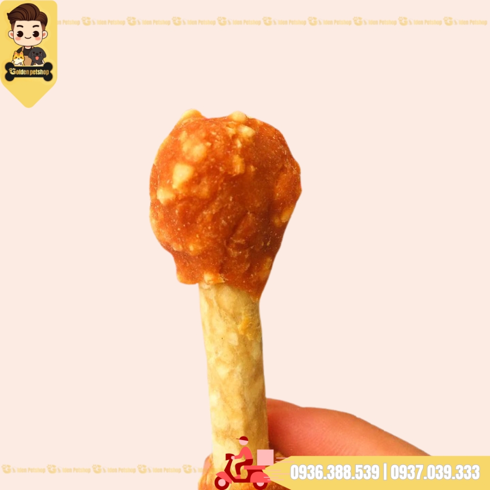 Xương gặm gà viên cho chó Inu Fonti  - gói 70g