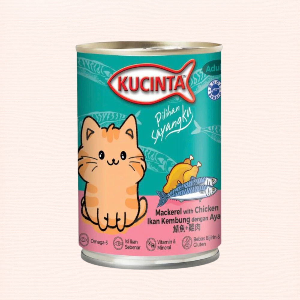 Pate cho mèo Kucinta - Lon 400g