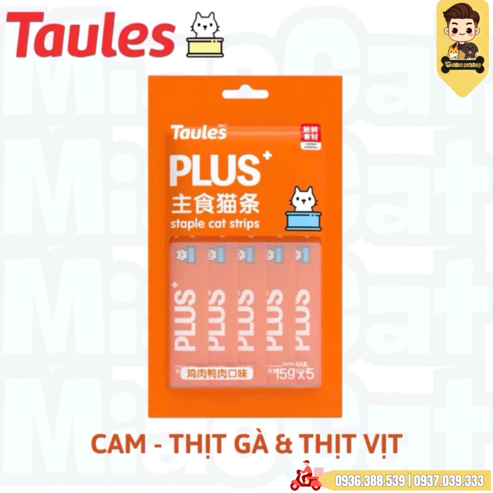 Súp thưởng cho chó mèo Taules plus - gói 5 thanh