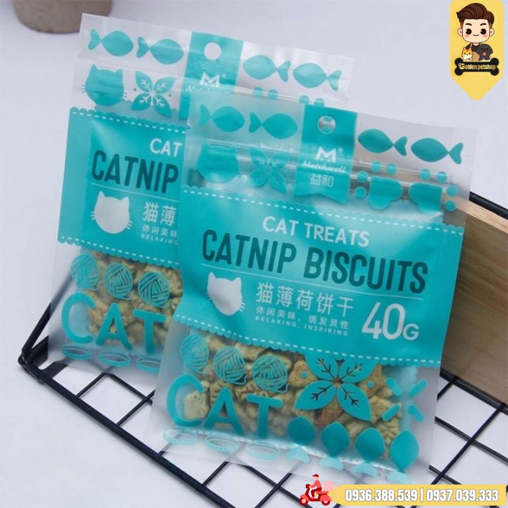 Bánh cá Catnip Biscuits 40g