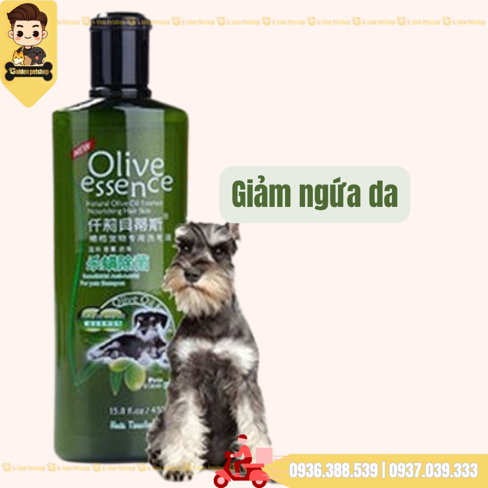 Sữa tắm cho chó mèo Olive Essence - Nhiều loại - Chai 450ml