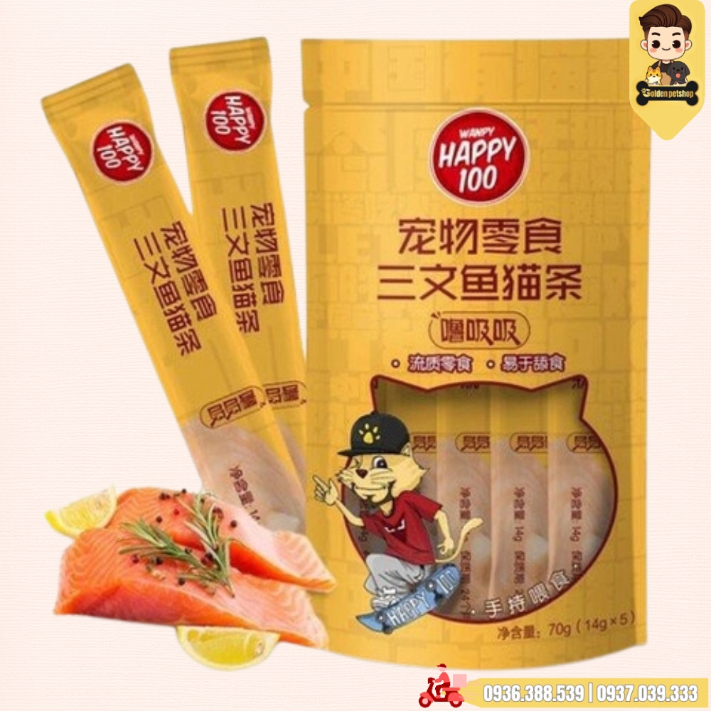 Súp thưởng Happy 100 (nội địa trung) - gói 5 thanh