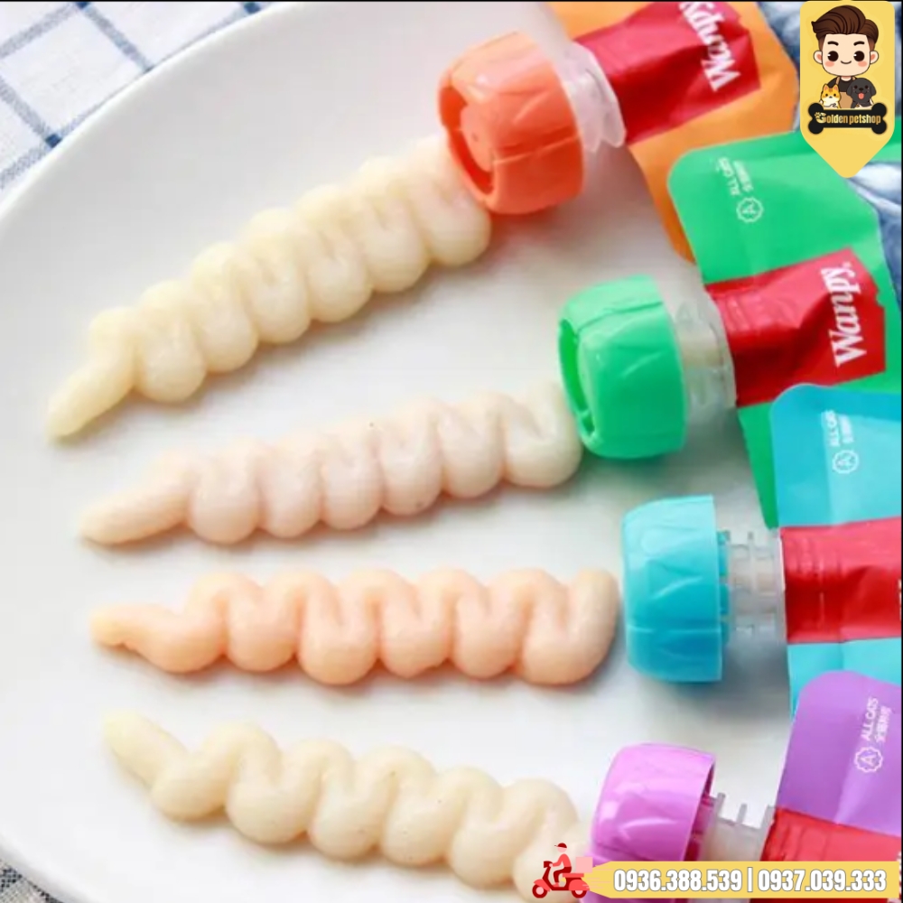 Súp thưởng nắp vặn cho mèo Wanpy (nội địa trung) 90g