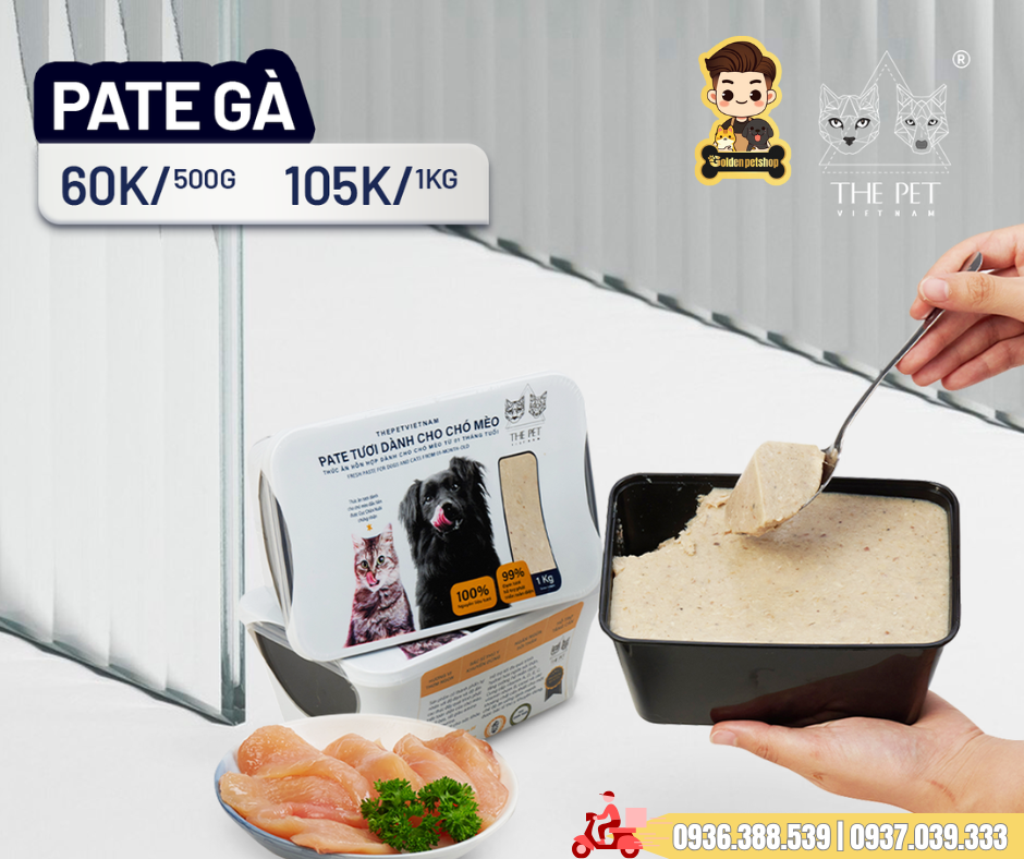 Pate tươi cho chó mèo The Pet Viet Nam