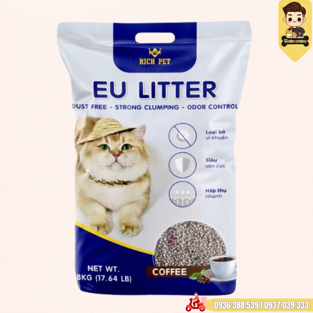 Cát vệ sinh cho mèo - Cát đất sét EU Cat Litter