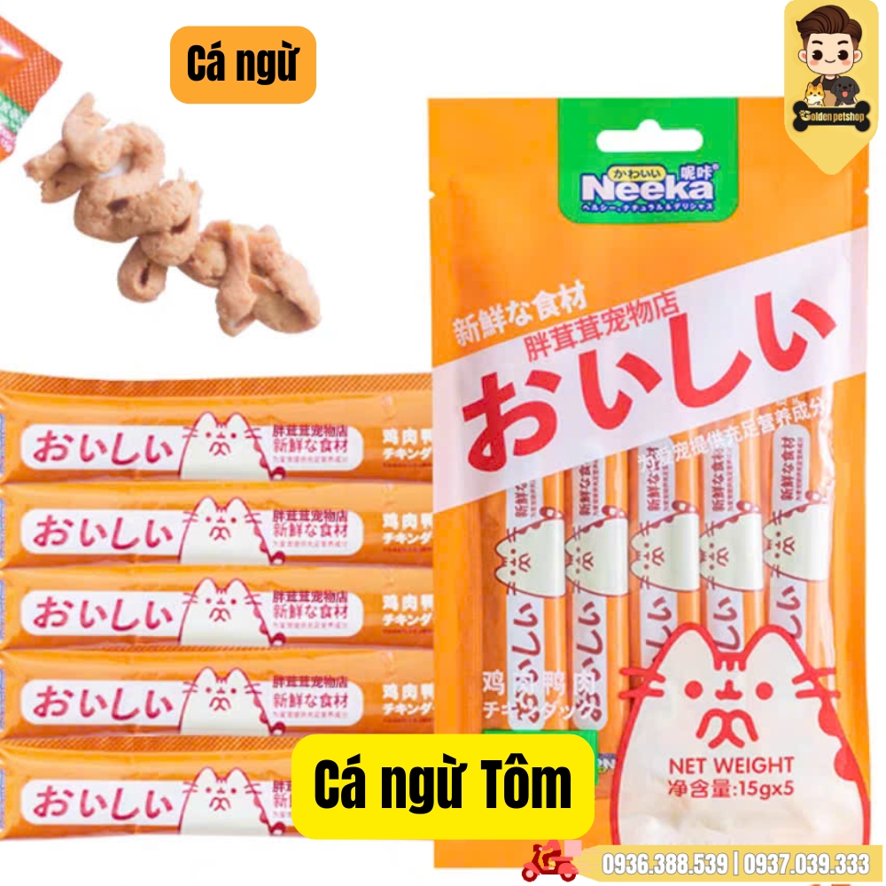 Súp thưởng cho chó mèo Neeka - gói 5 thanh