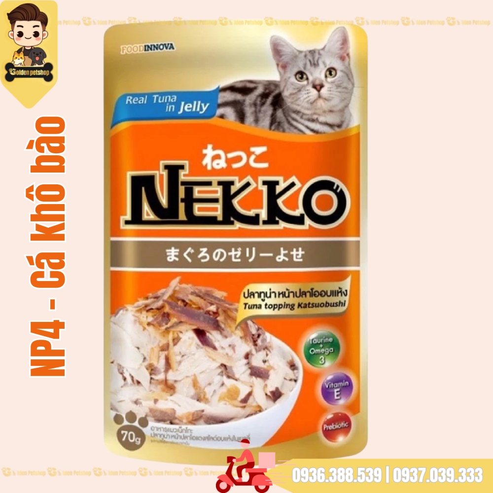Pate cho mèo Nekko Jelly (dạng thạch) - gói 70g