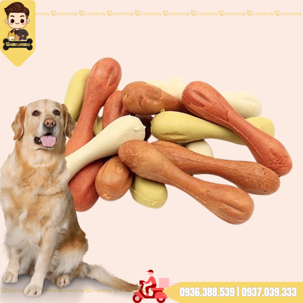 Xương sữa gặm cho chó Vegebones -  gói 60g