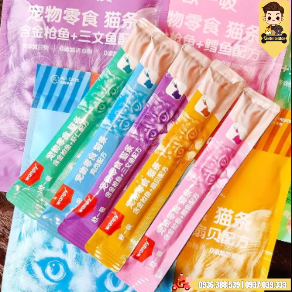 Súp thưởng Wanpy (nội địa trung) - gói 5 thanh
