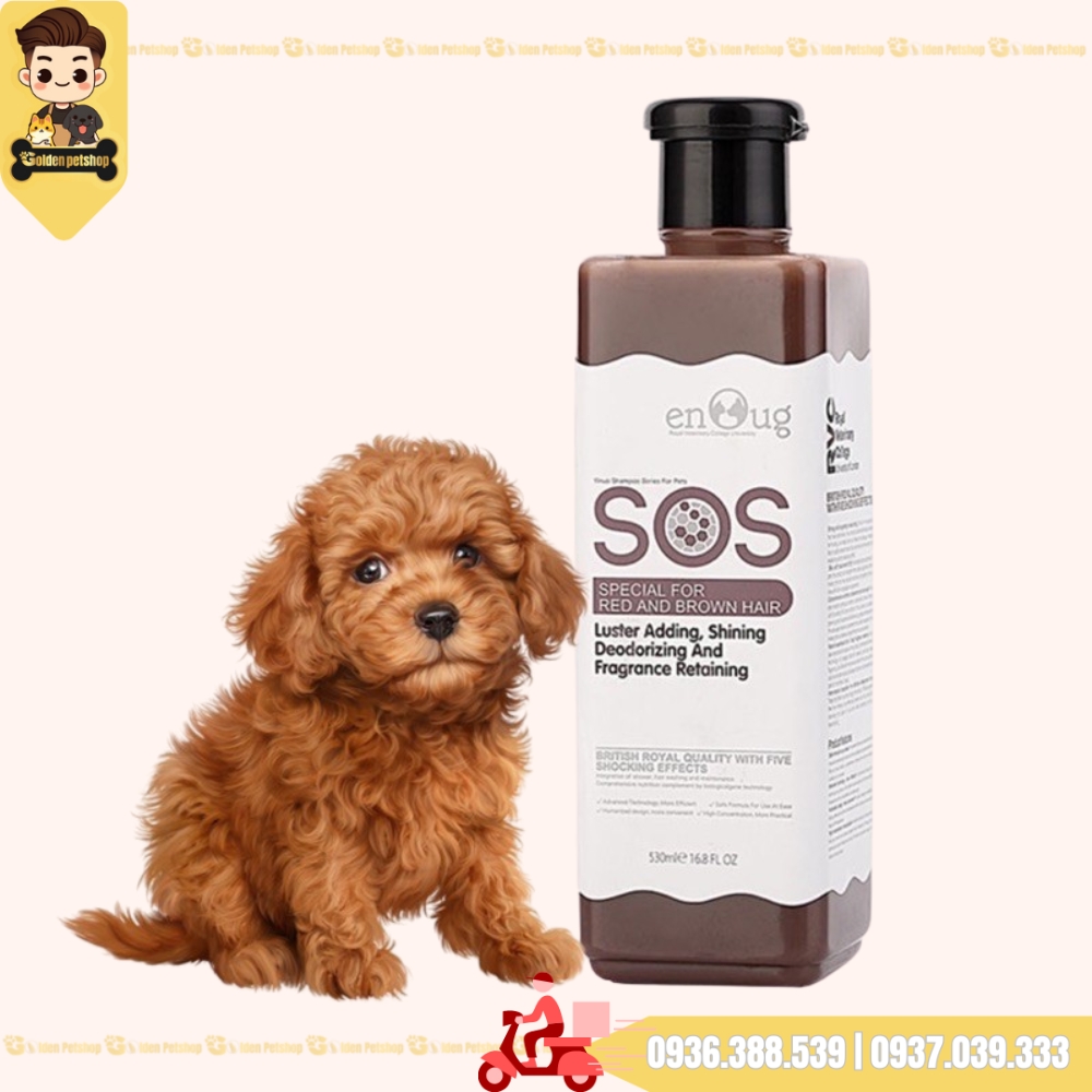 Sữa tắm cho chó mèo SOS - Nhiều loại - Chai 550ml