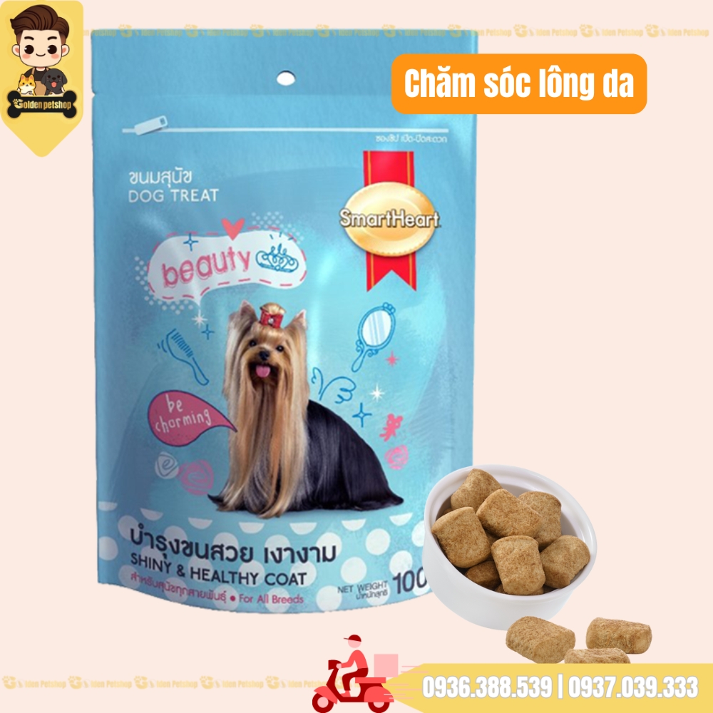 Bánh quy thưởng cho chó Smartheart - gói 100g