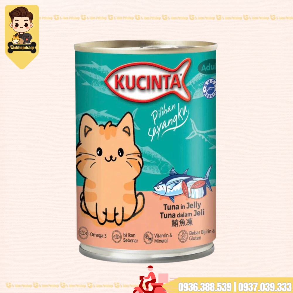 Pate cho mèo Kucinta - Lon 400g