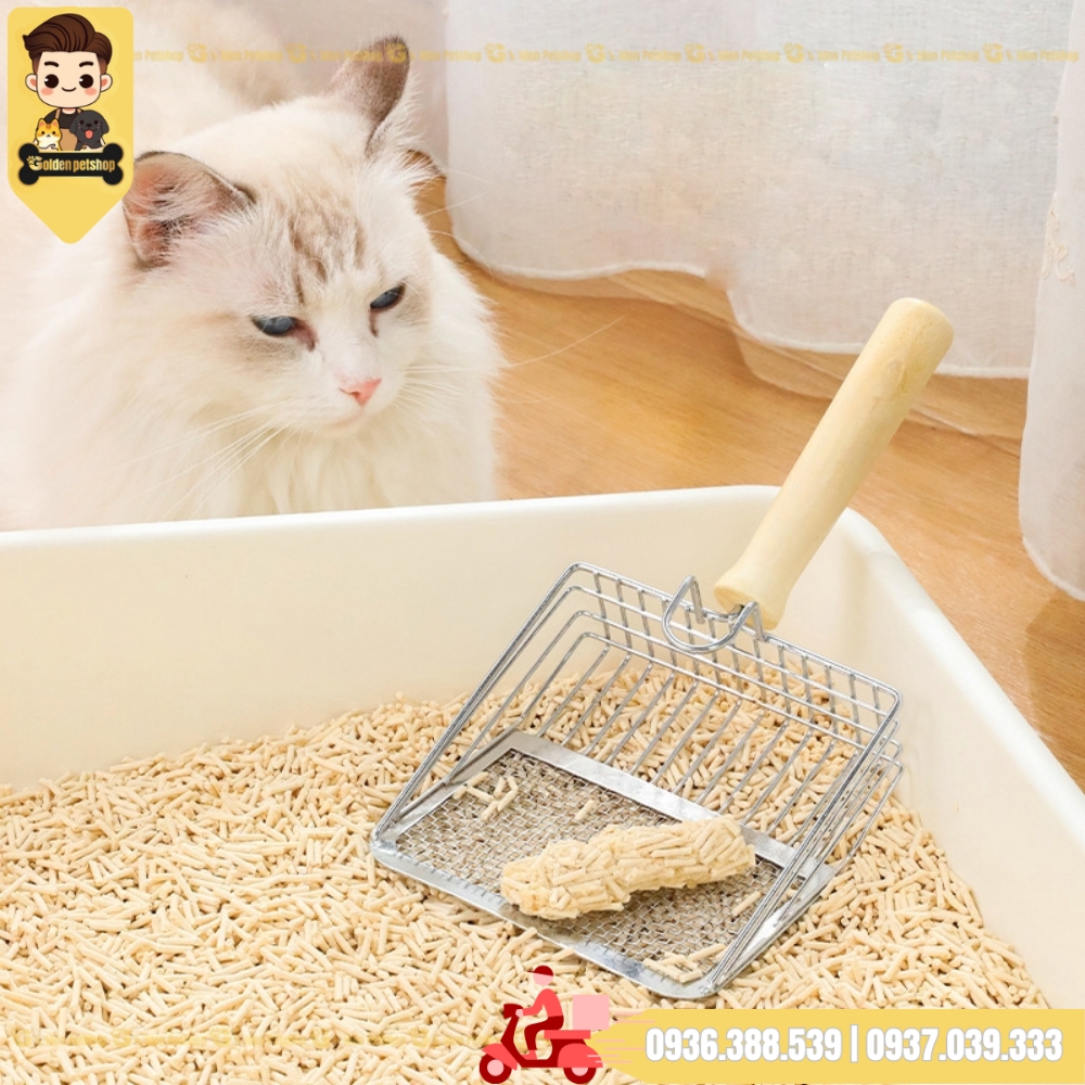 Xẻng xúc cát mèo -  Xẻng dọn cát mèo - Nhiều loại