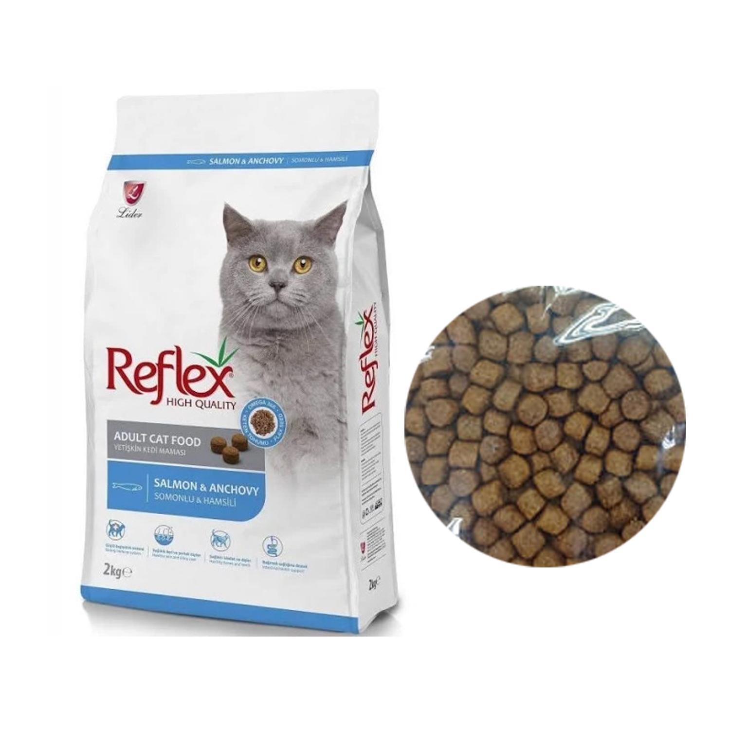 Thức ăn cho mèo Reflex Adult Salmon & Anchovy - Vị Cá hồi, cá cơm