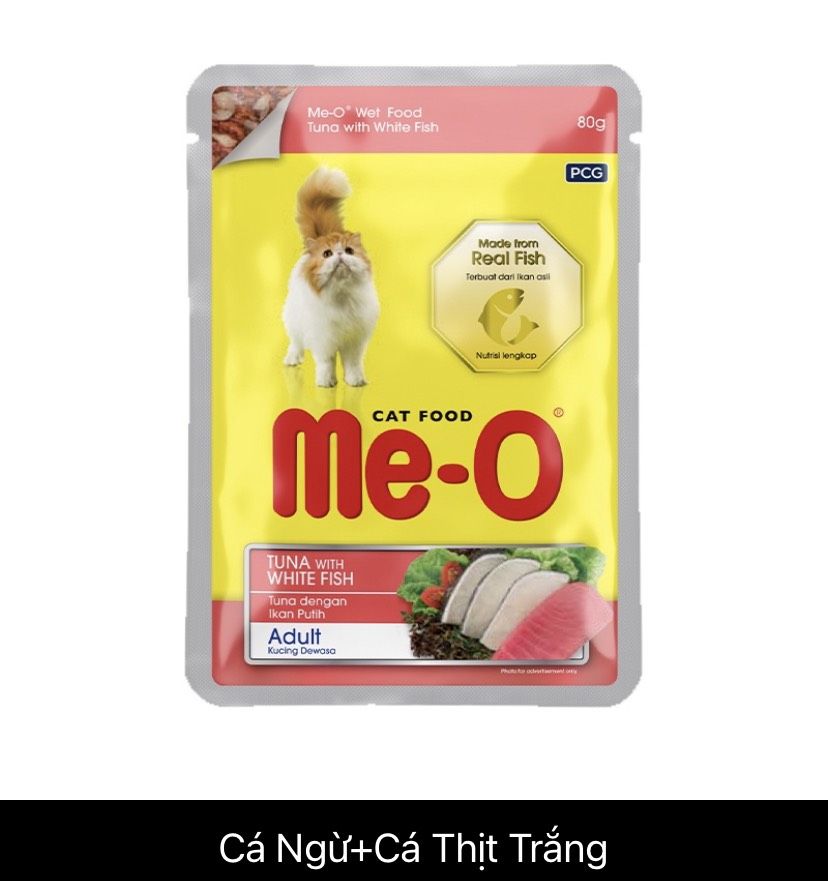 Pate cho mèo Me-o Wet - gói 80g
