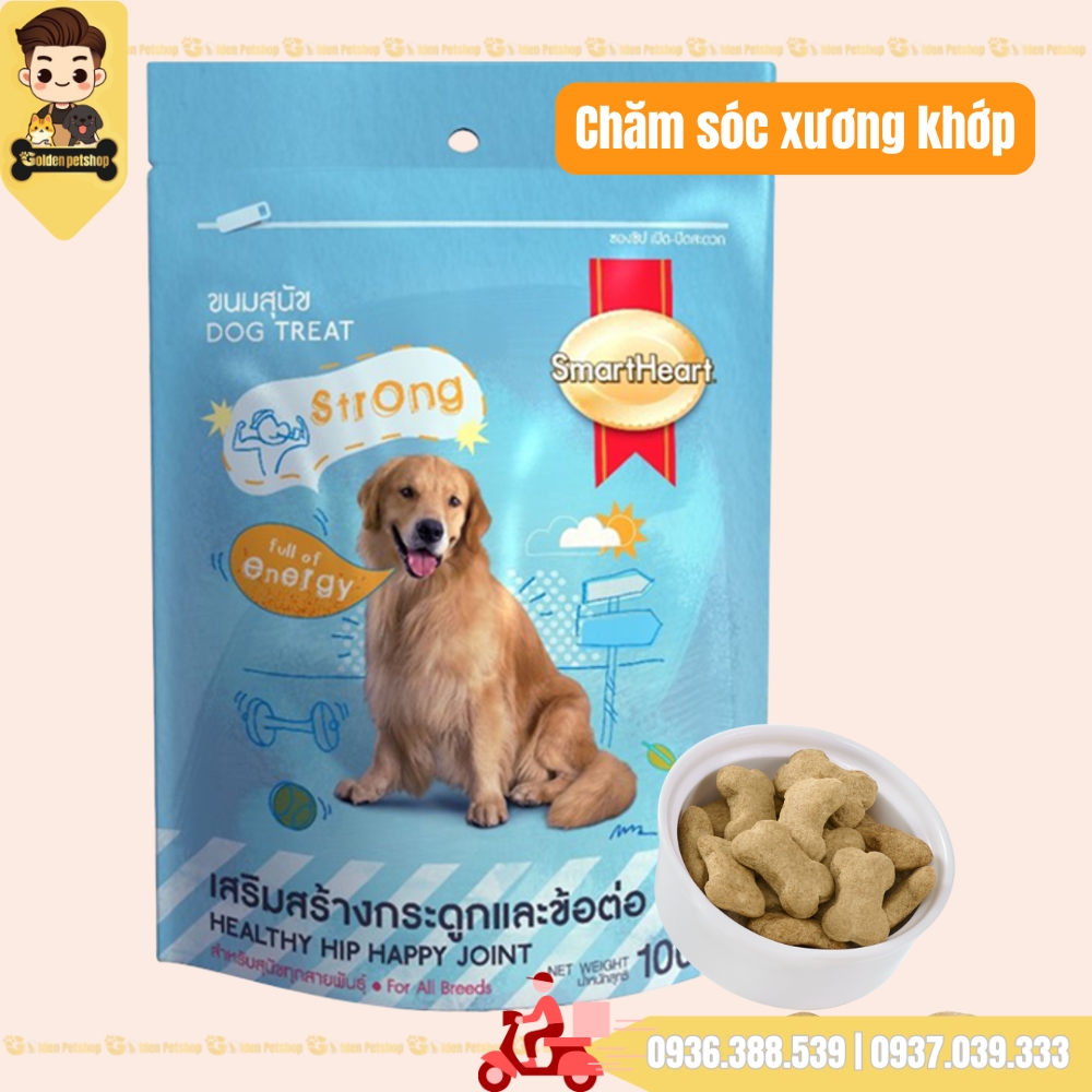 Bánh quy thưởng cho chó Smartheart - gói 100g