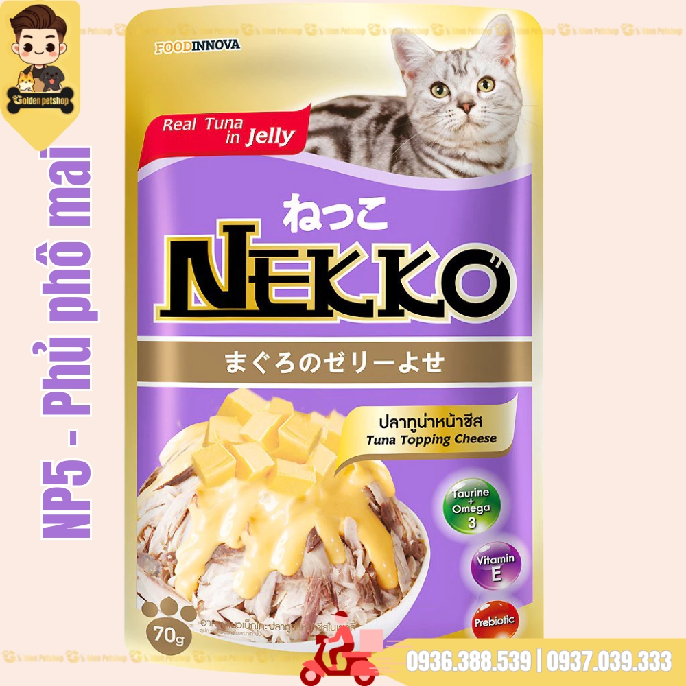 Pate cho mèo Nekko Jelly (dạng thạch) - gói 70g