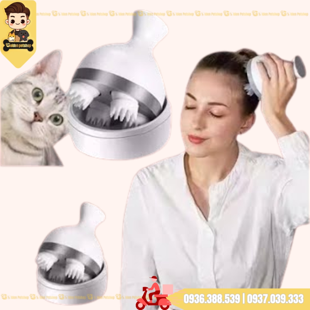 Máy massage thư giãn đầu óc cho Sen và thú cưng