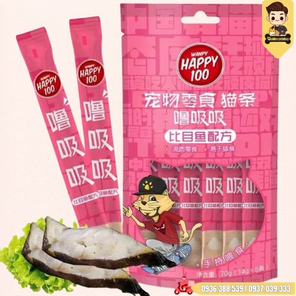Súp thưởng Happy 100 (nội địa trung) - gói 5 thanh