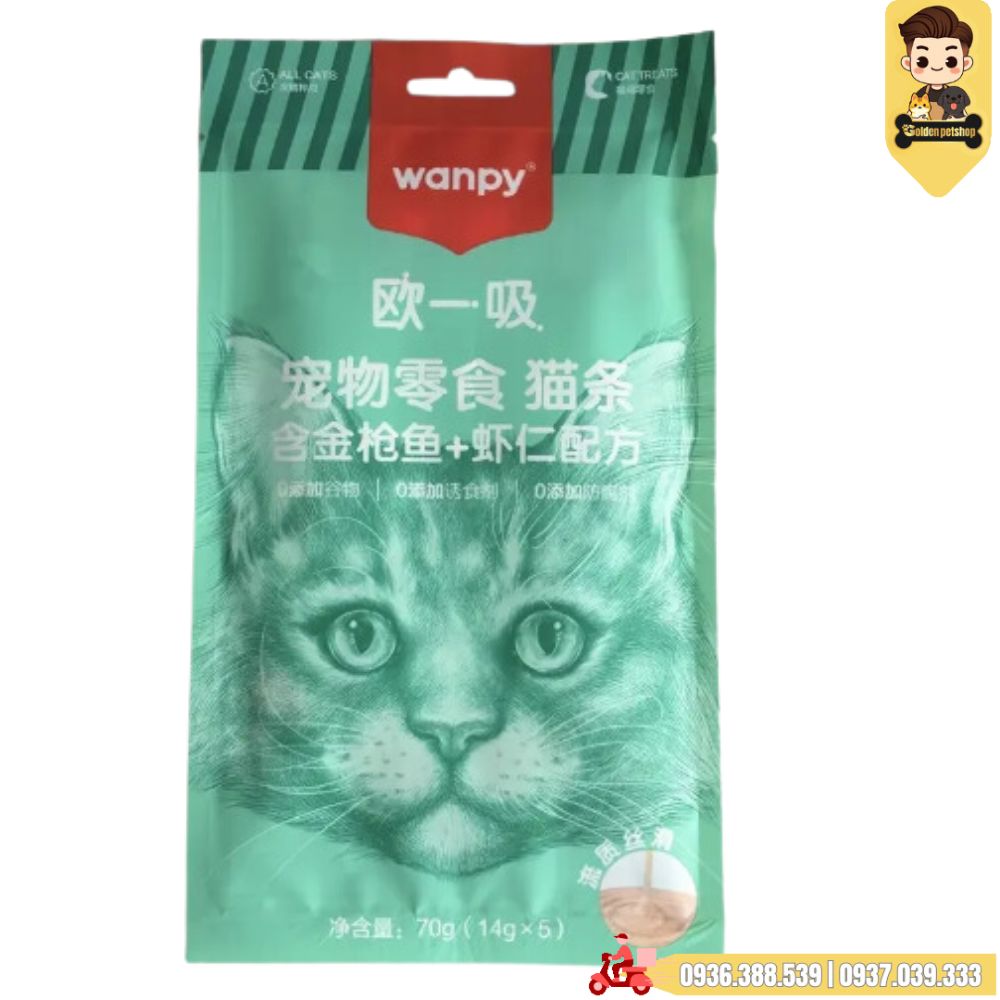Súp thưởng Wanpy (nội địa trung) - gói 5 thanh