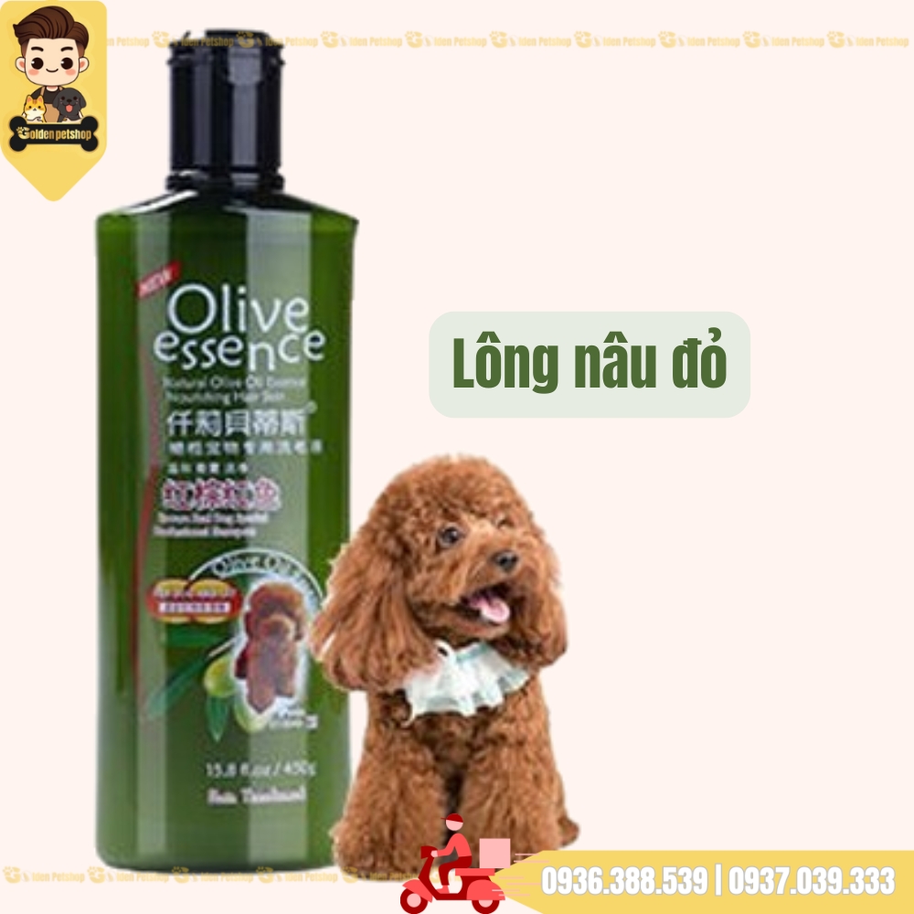 Sữa tắm cho chó mèo Olive Essence - Nhiều loại - Chai 450ml