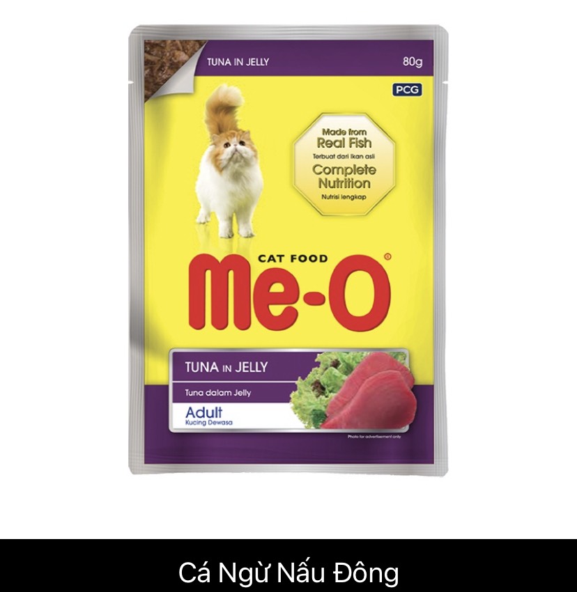 Pate cho mèo Me-o Wet - gói 80g