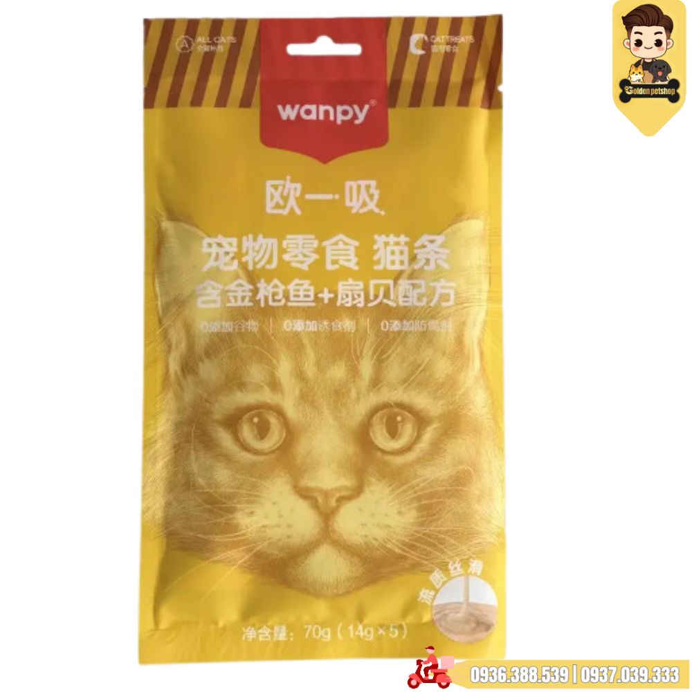 Súp thưởng Wanpy (nội địa trung) - gói 5 thanh