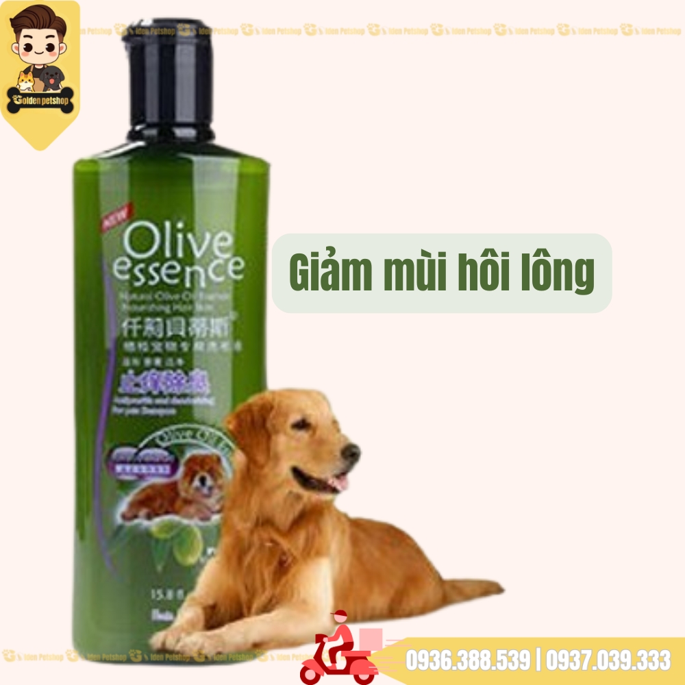 Sữa tắm cho chó mèo Olive Essence - Nhiều loại - Chai 450ml