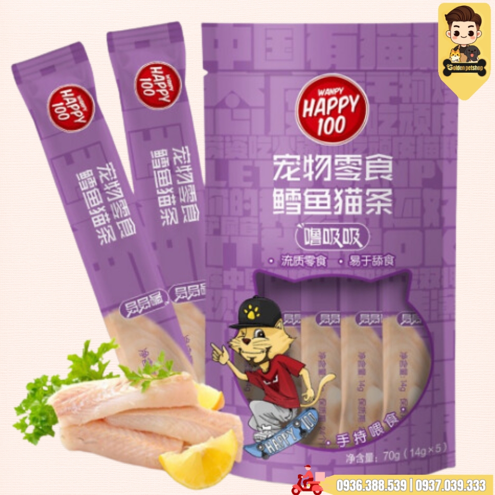 Súp thưởng Happy 100 (nội địa trung) - gói 5 thanh