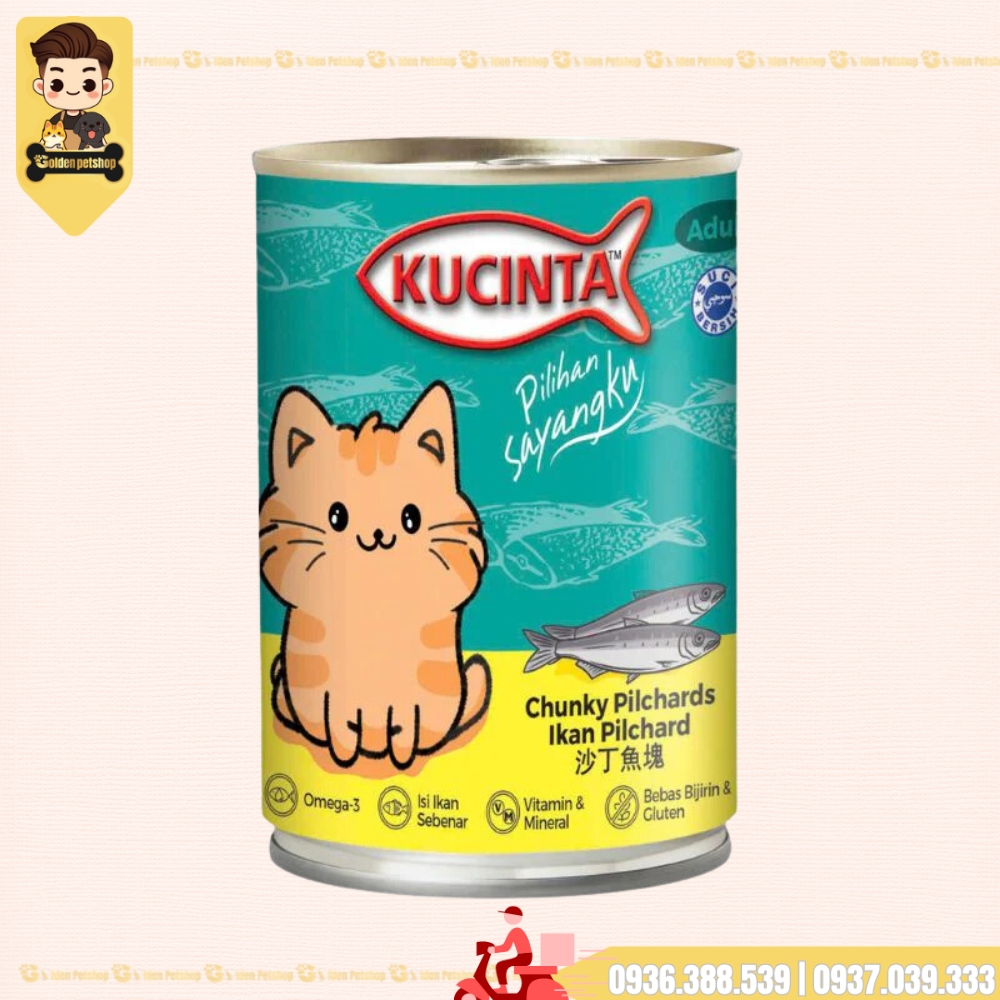 Pate cho mèo Kucinta - Lon 400g