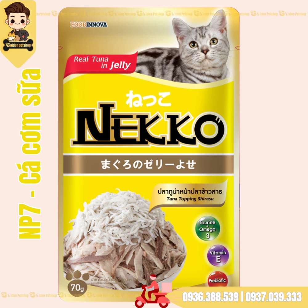 Pate cho mèo Nekko Jelly (dạng thạch) - gói 70g