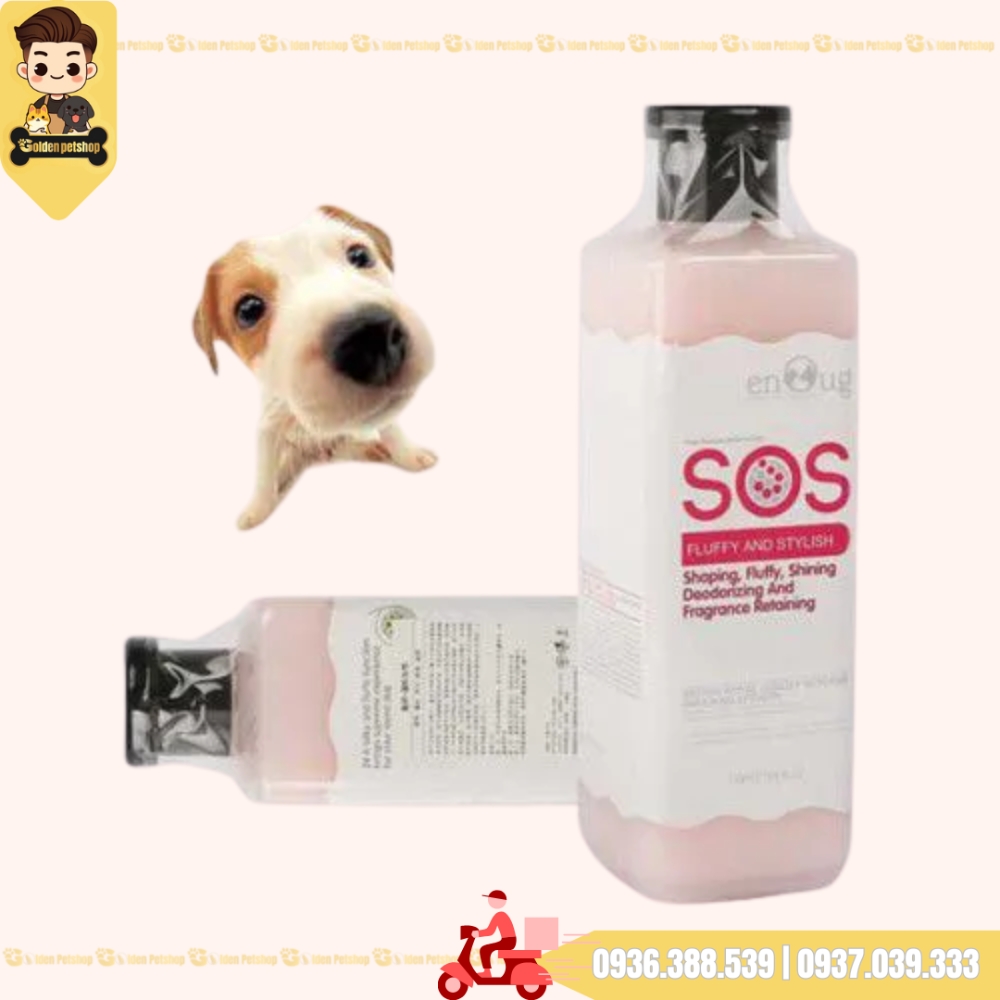 Sữa tắm cho chó mèo SOS - Nhiều loại - Chai 550ml