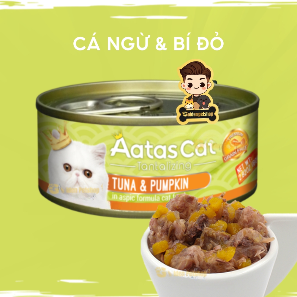Pate cho mèo Aatas dành cho mọi lứa tuổi - lon 80g
