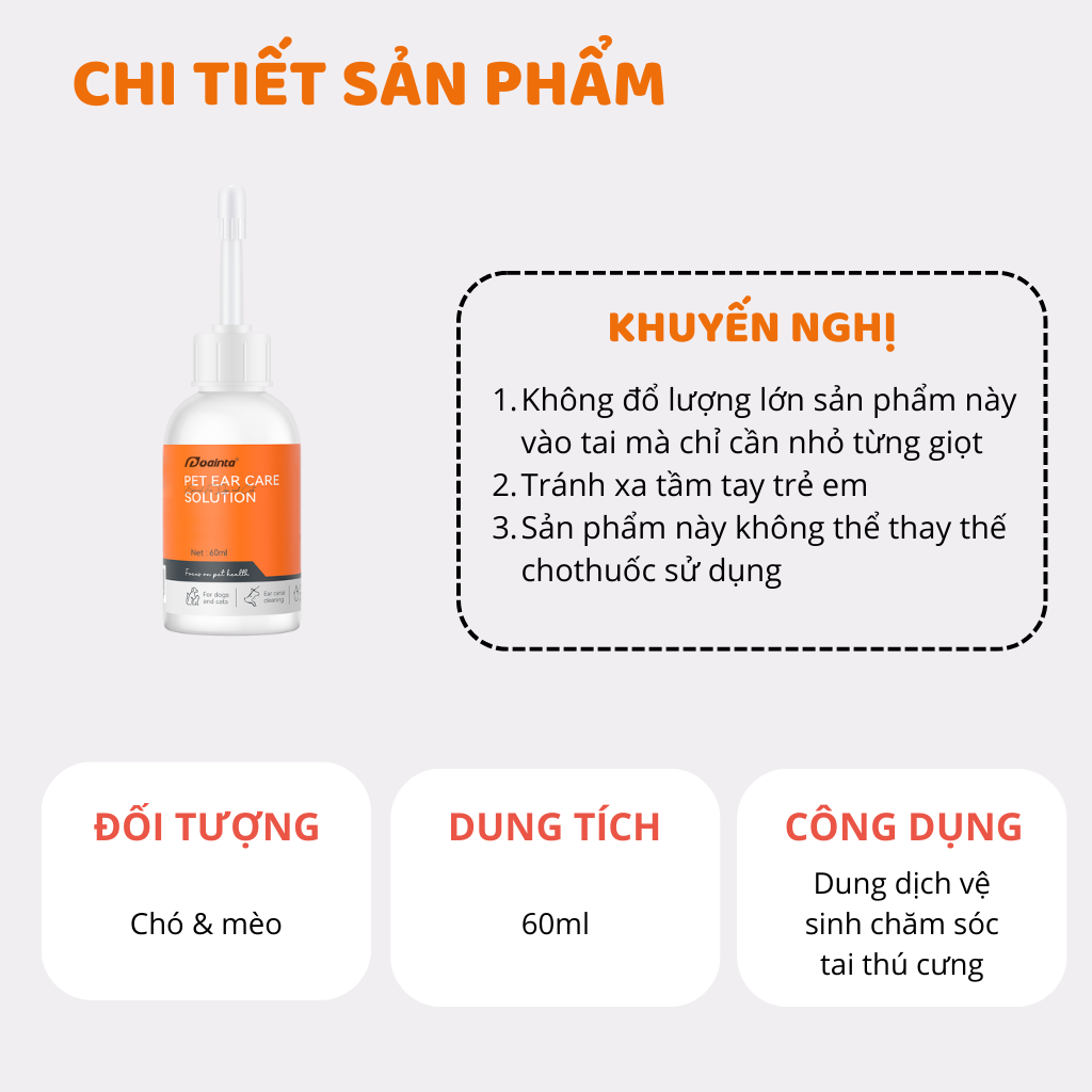 Nước Rửa Tai Puainta 60ml