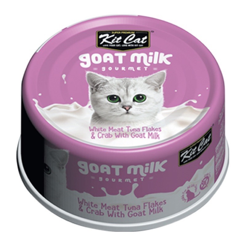 Pate sữa dê kitcat cho mèo lon 70g