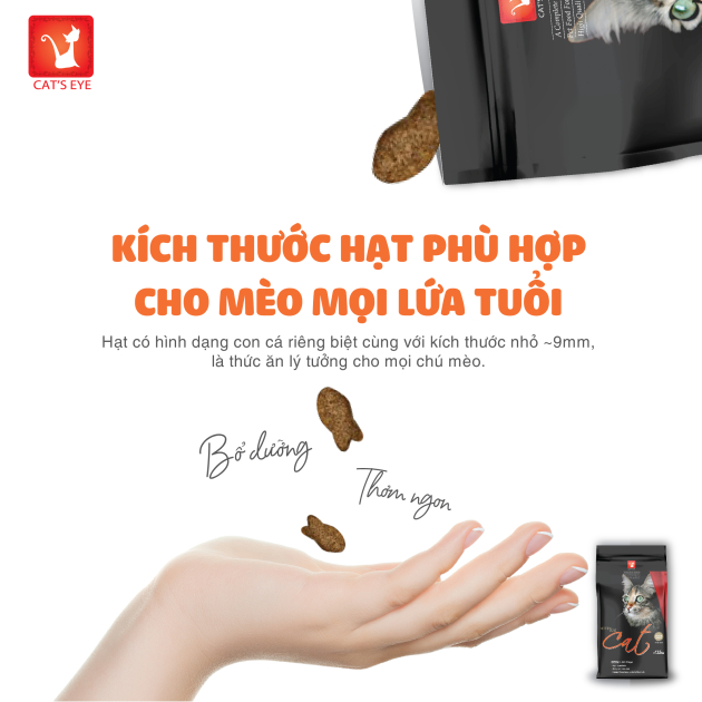 Thức ăn hạt  Cat's Eye  - Mèo mọi lứa tuổi