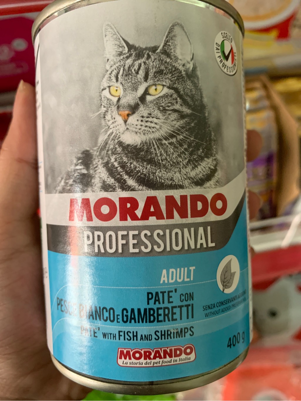 Pate cho mèo Morando - lon 400g