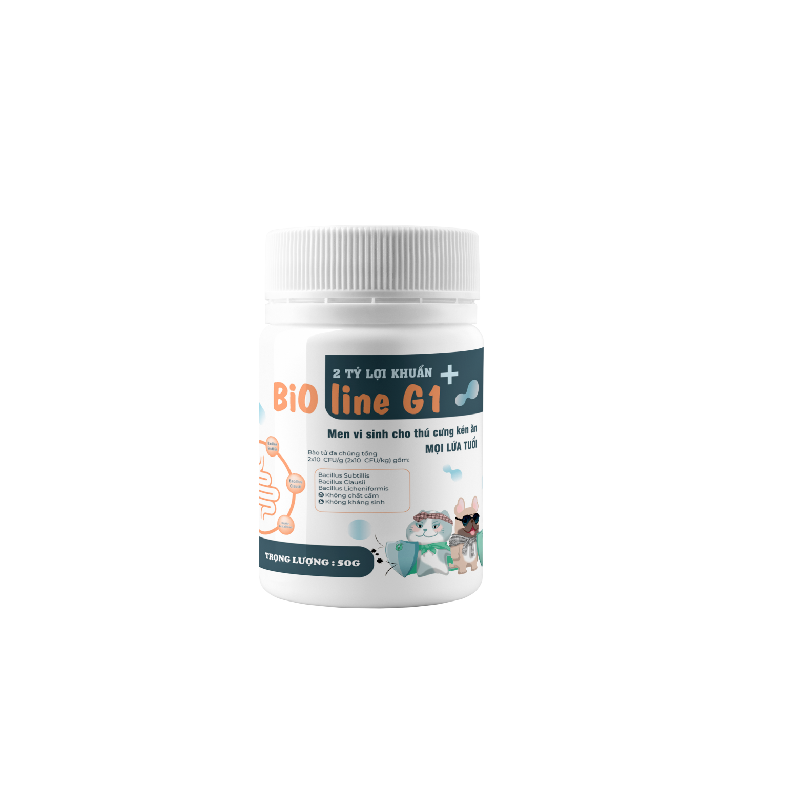 Men vi sinh Bio line G1 dành cho chó mèo mọi lứa tuổi