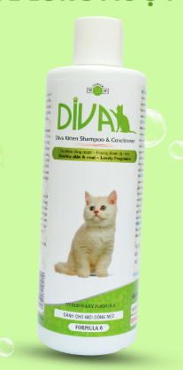 Sữa tắm cho chó Diva - thơm dai - Chai 260ml