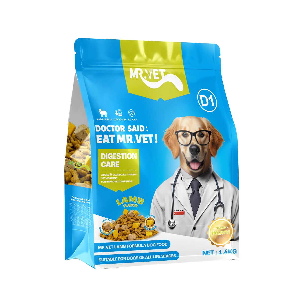 Hạt Mr.Vet Chó D1-1,4kg