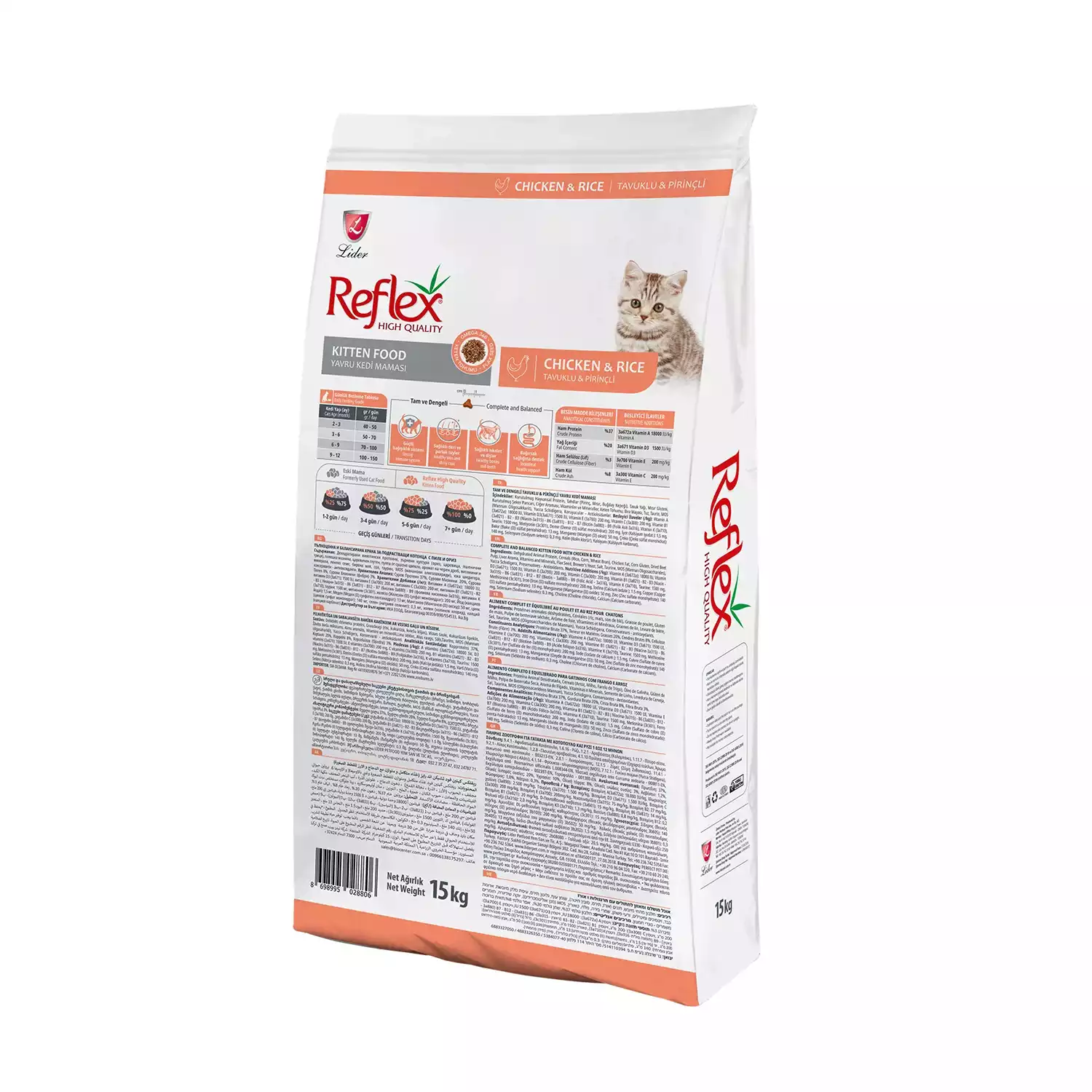 Thức ăn cho mèo Reflex Kitten - Vị Gà gạo cho Mèo con